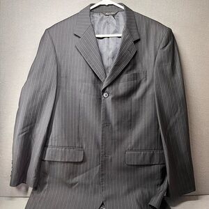 Black Classic Suit with‎ Notched Lapels